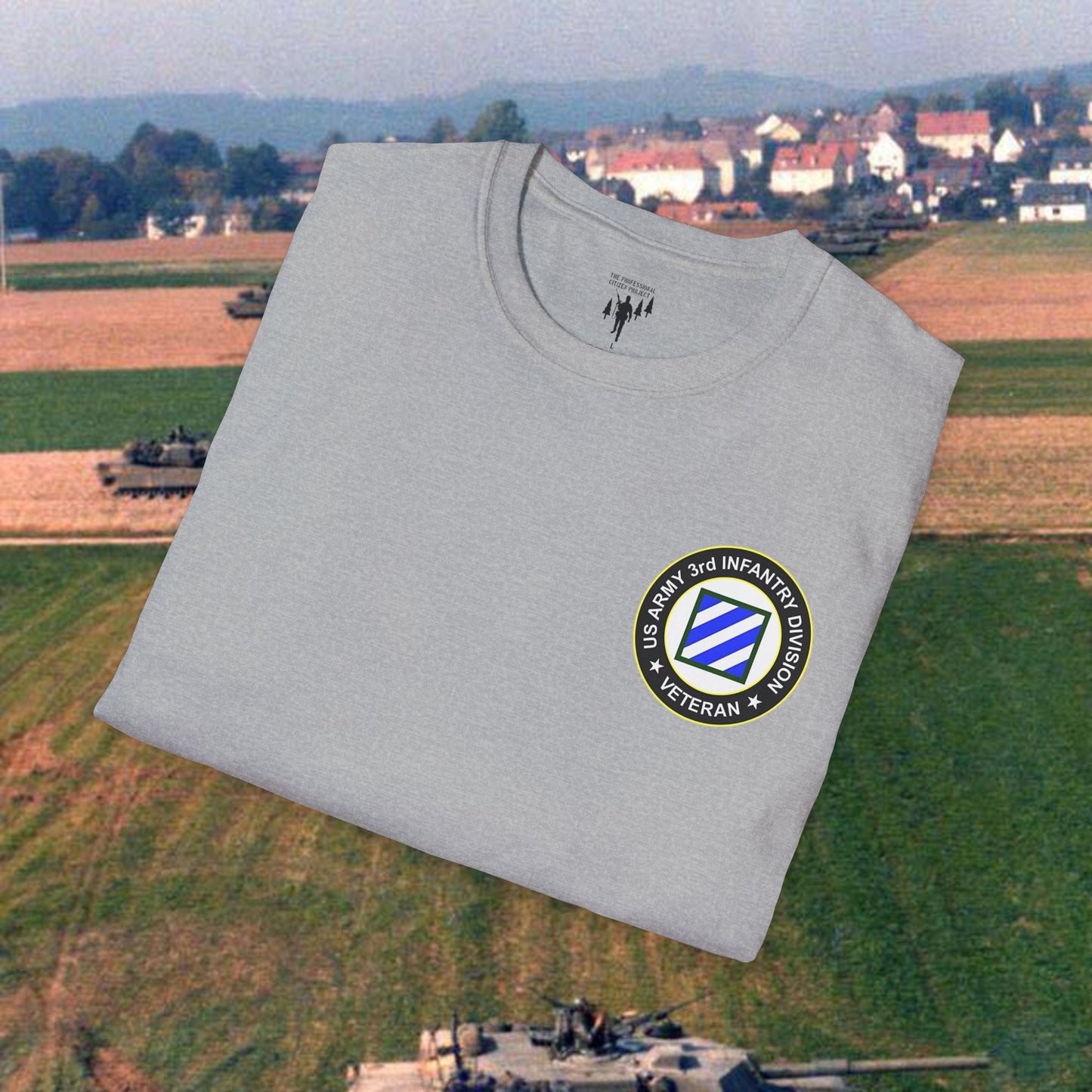 3 ID Veteran Left Chest Graphic T-Shirt