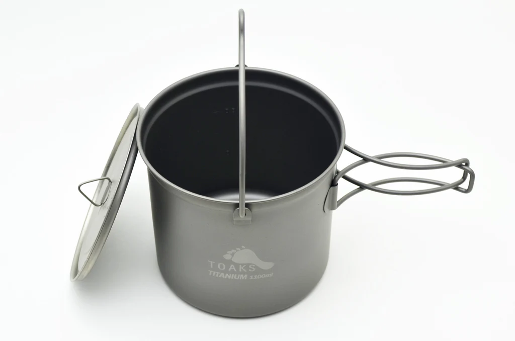 Toaks Titanium 1100ml Pot with Bail Handle