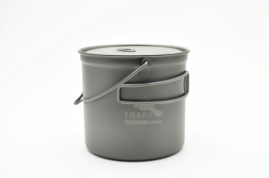 Toaks Titanium 1100ml Pot with Bail Handle