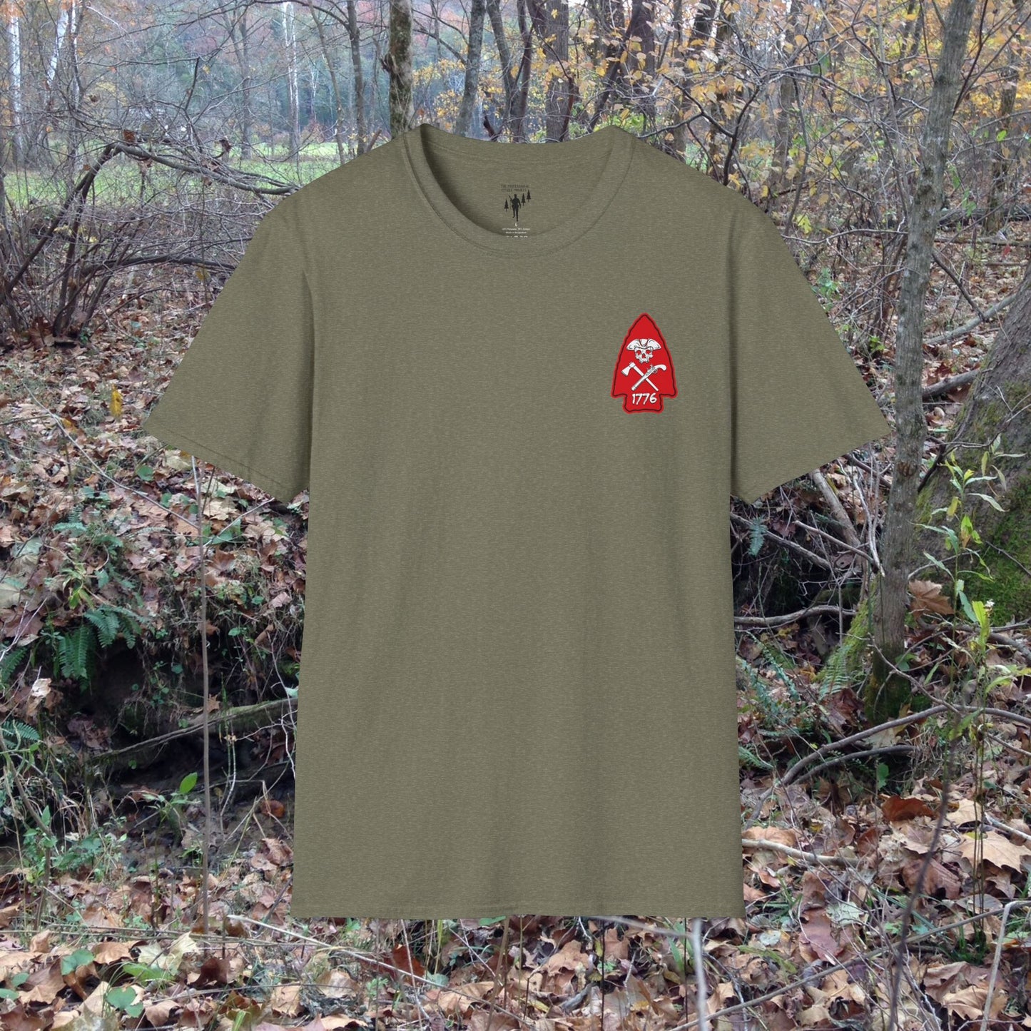 Rev War Arrowhead Left Chest Graphic T-Shirt