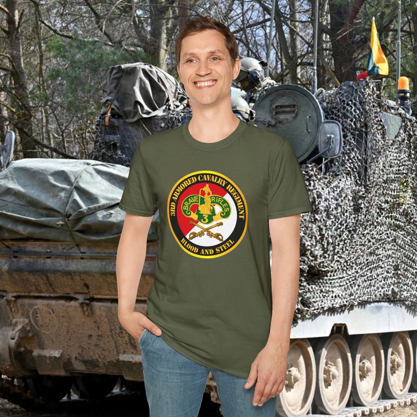 3 ACR Center Chest Graphic T-Shirt