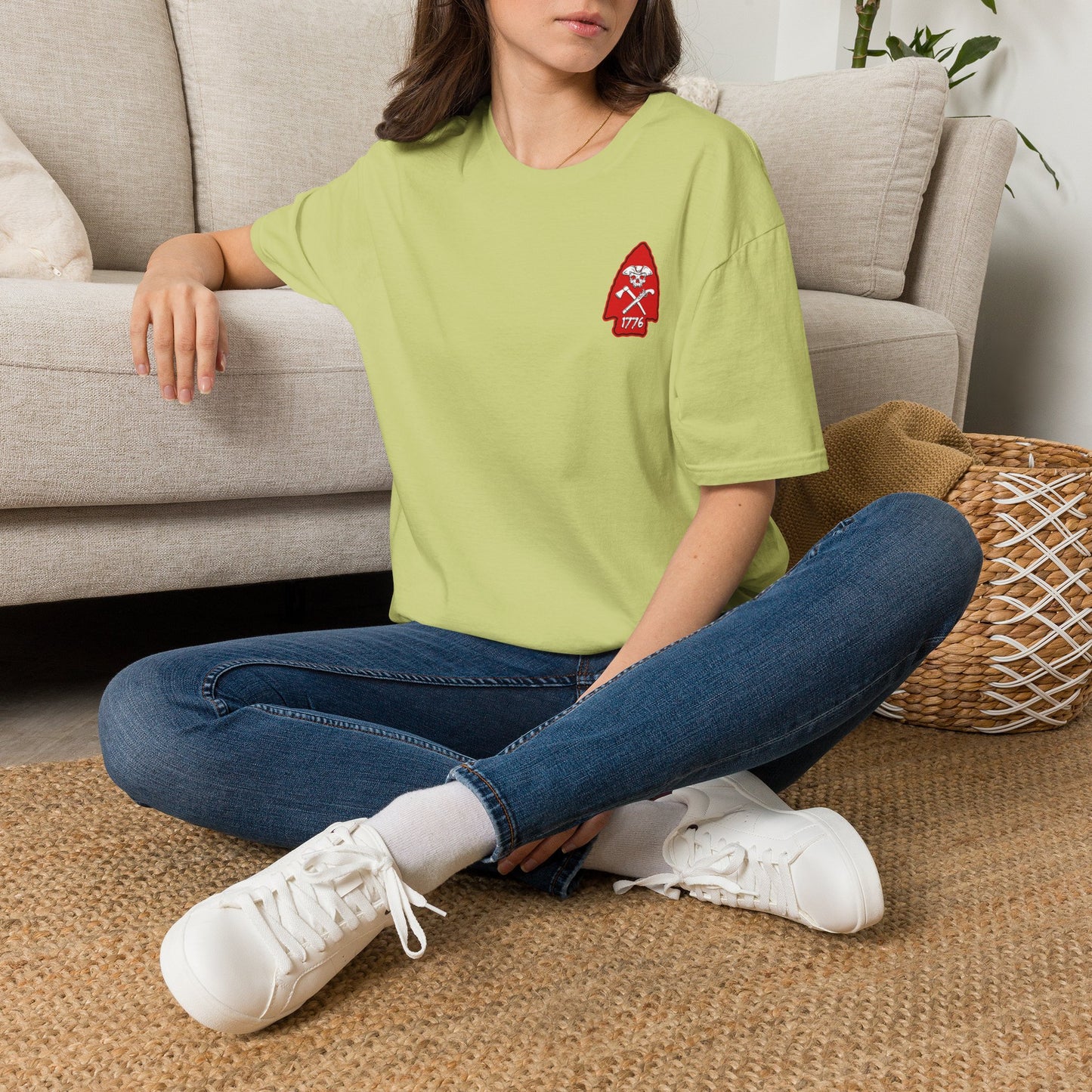Rev War Arrowhead Left Chest Graphic T-Shirt