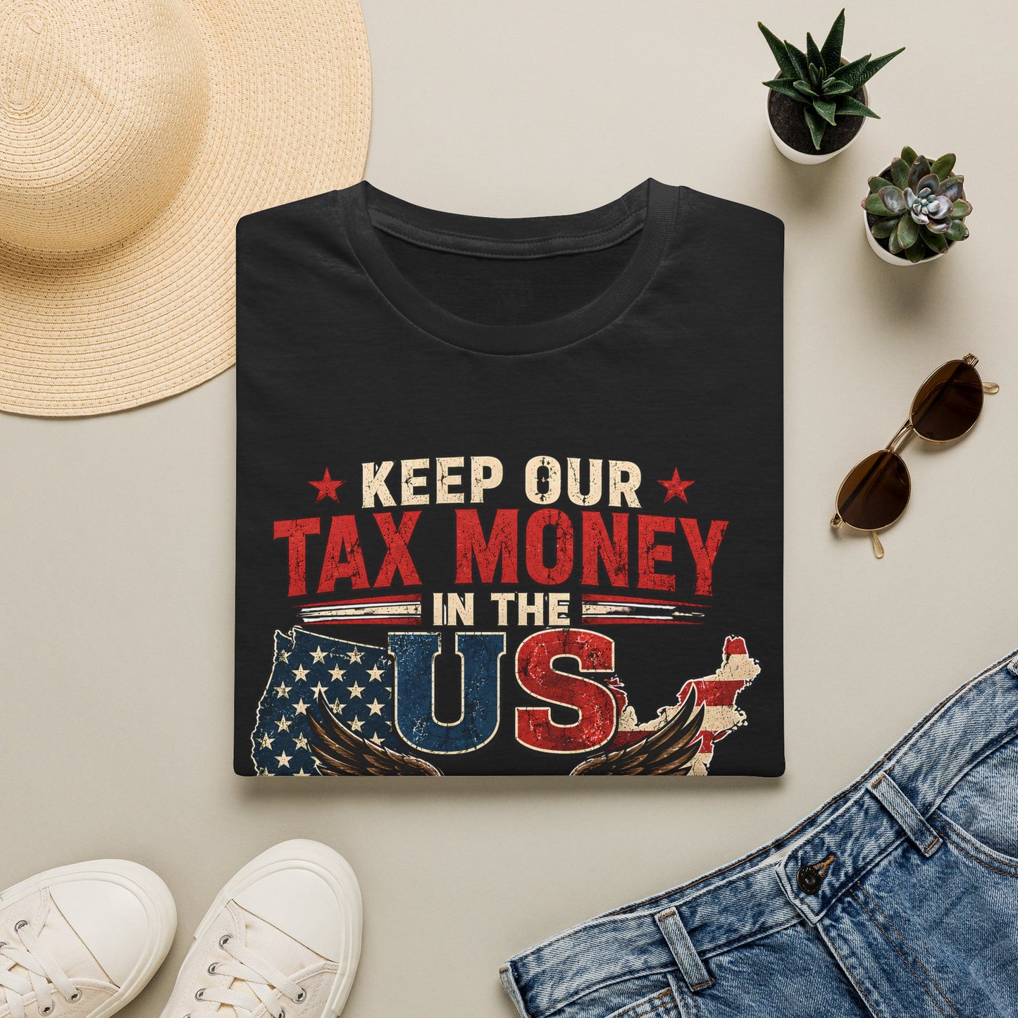 Keep Our Money at Home Graphic T-Shirt