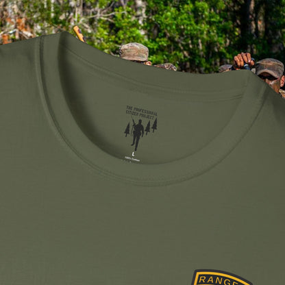 Second Ranger Battalion Left Chest Graphic T-Shirt