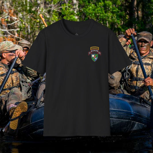 75th Ranger Regiment Left Chest Graphic T-Shirt