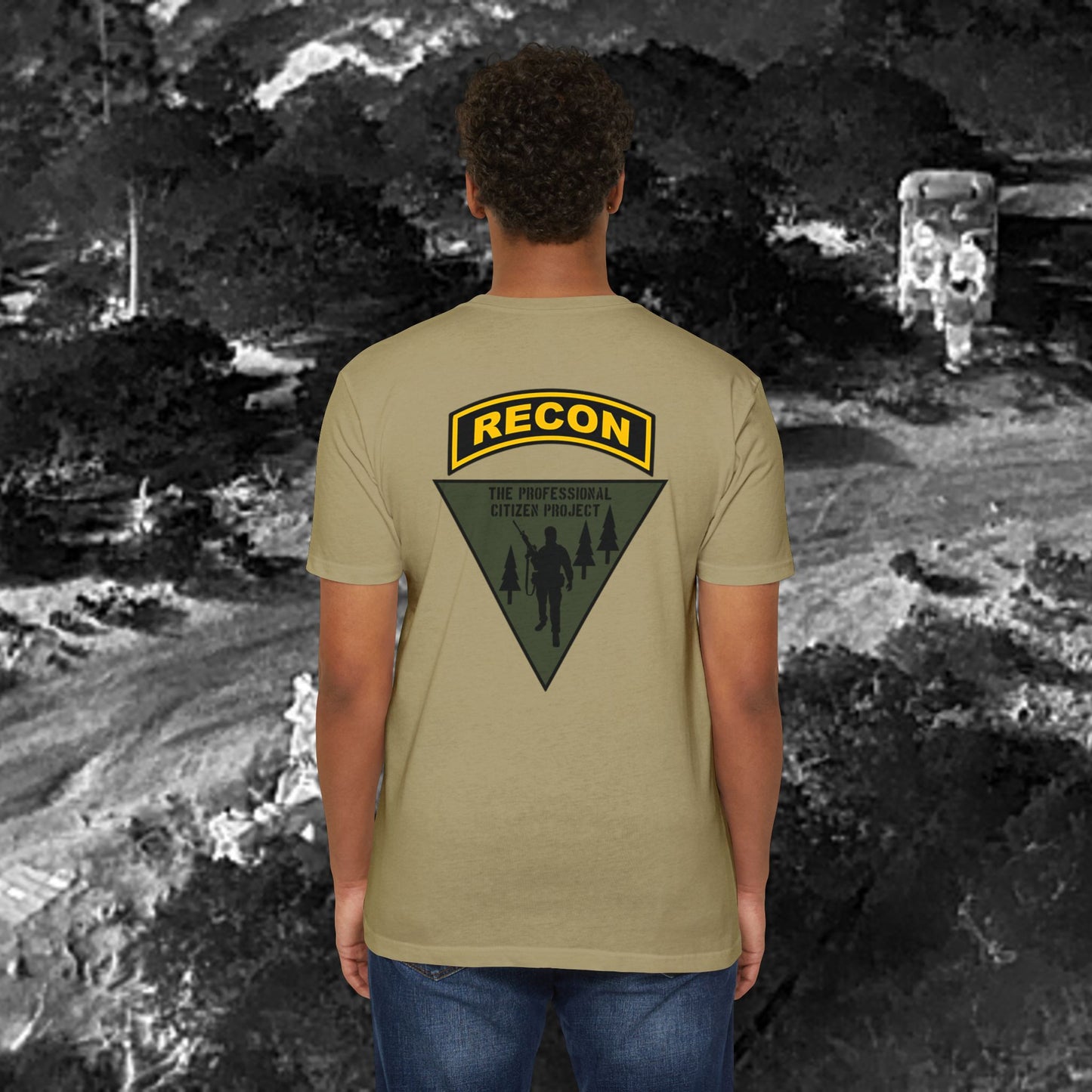 Pro Citizen Project Recon T-Shirt (black and gold tab)
