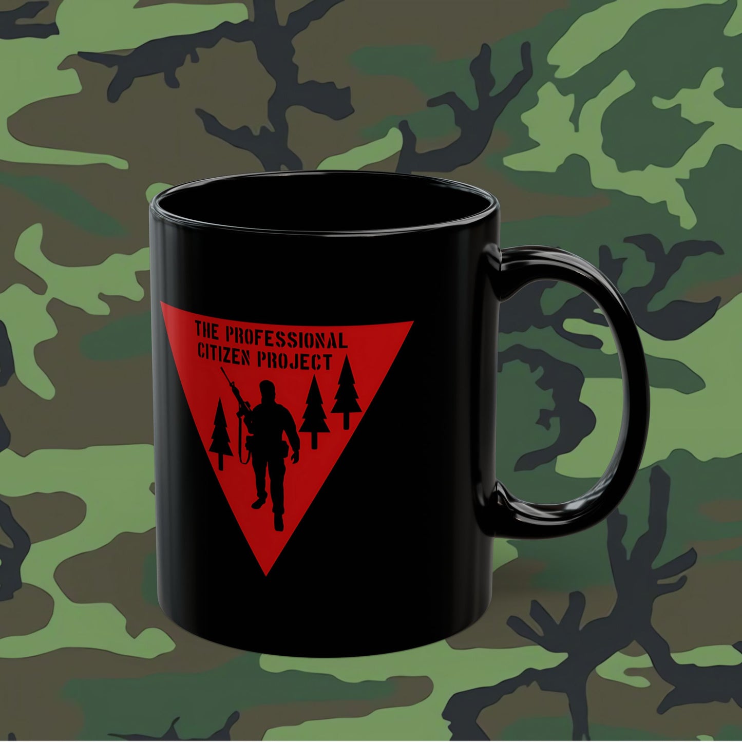 Pro Citizen Coffee Nightfighter Mug in midnight black; 11 or 15 oz
