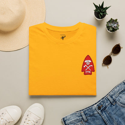 Rev War Arrowhead Left Chest Graphic T-Shirt