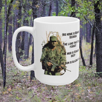 His Home is Benning Georgia Ceramic Coffee Mug