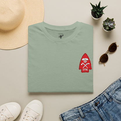 Rev War Arrowhead Left Chest Graphic T-Shirt