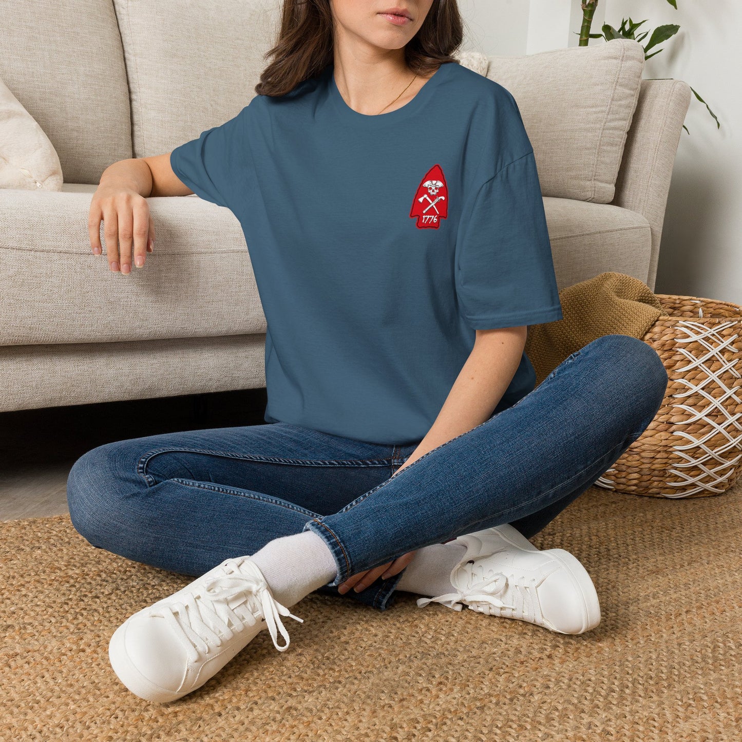 Rev War Arrowhead Left Chest Graphic T-Shirt