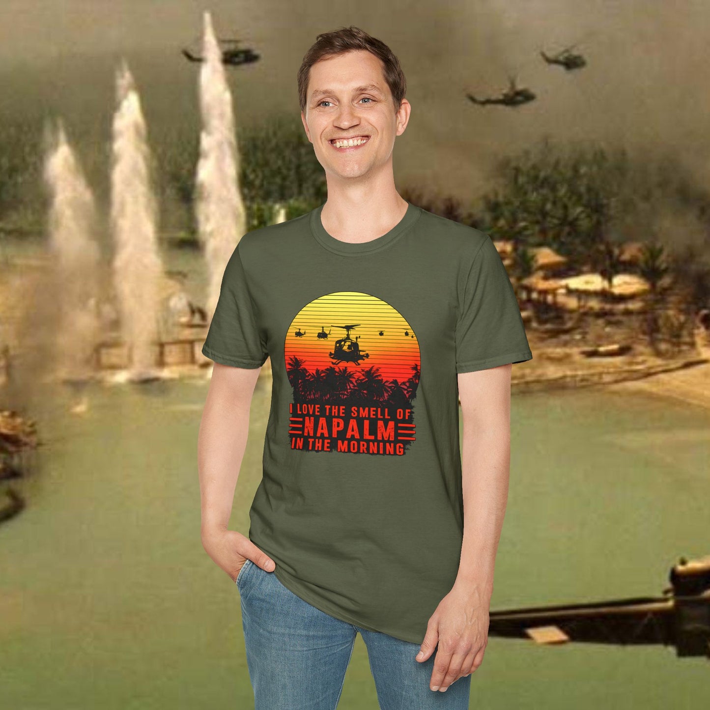 Love the Smell of Napalm Graphic T-Shirt