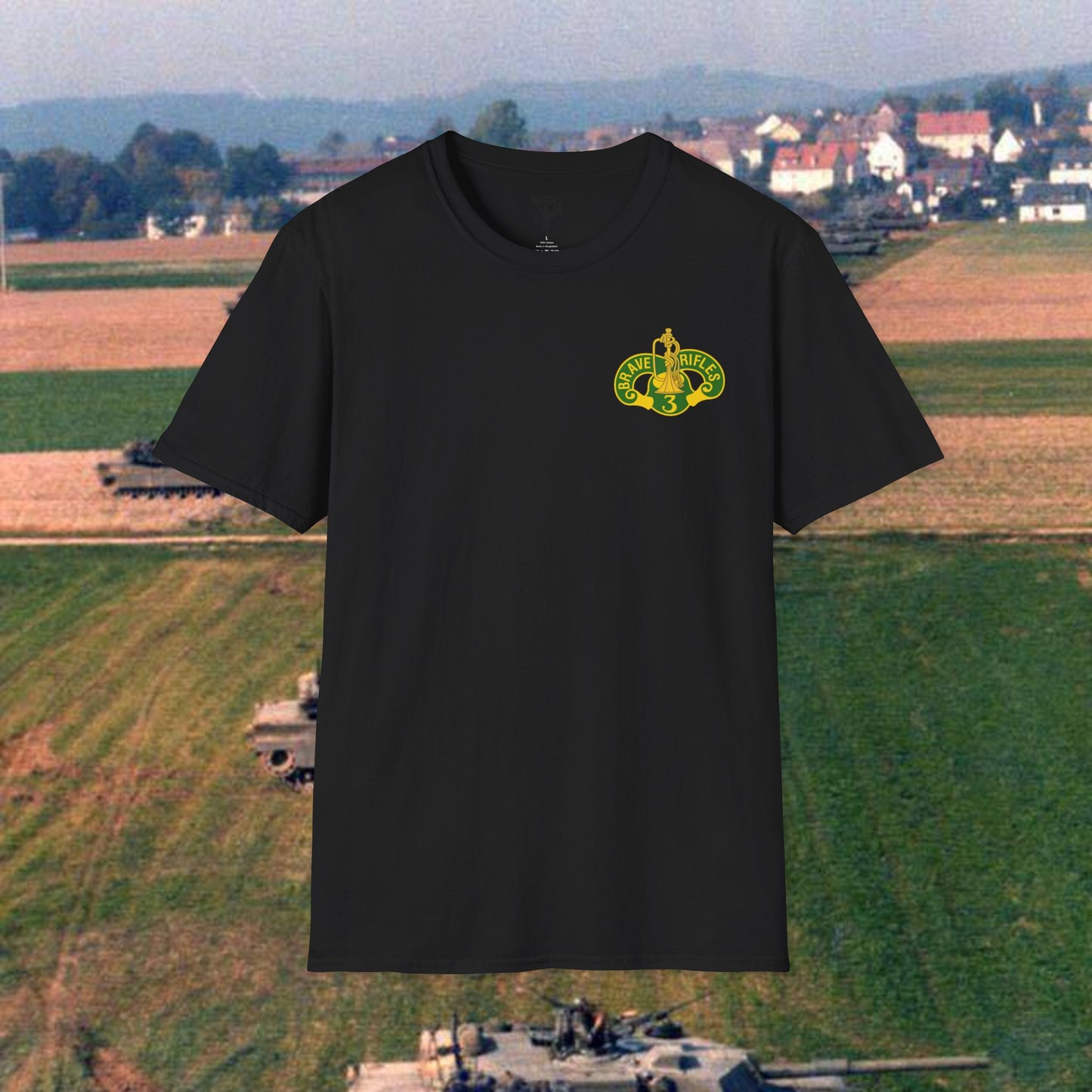 3 ACR Brave Rifles Left Chest Graphic T-Shirt