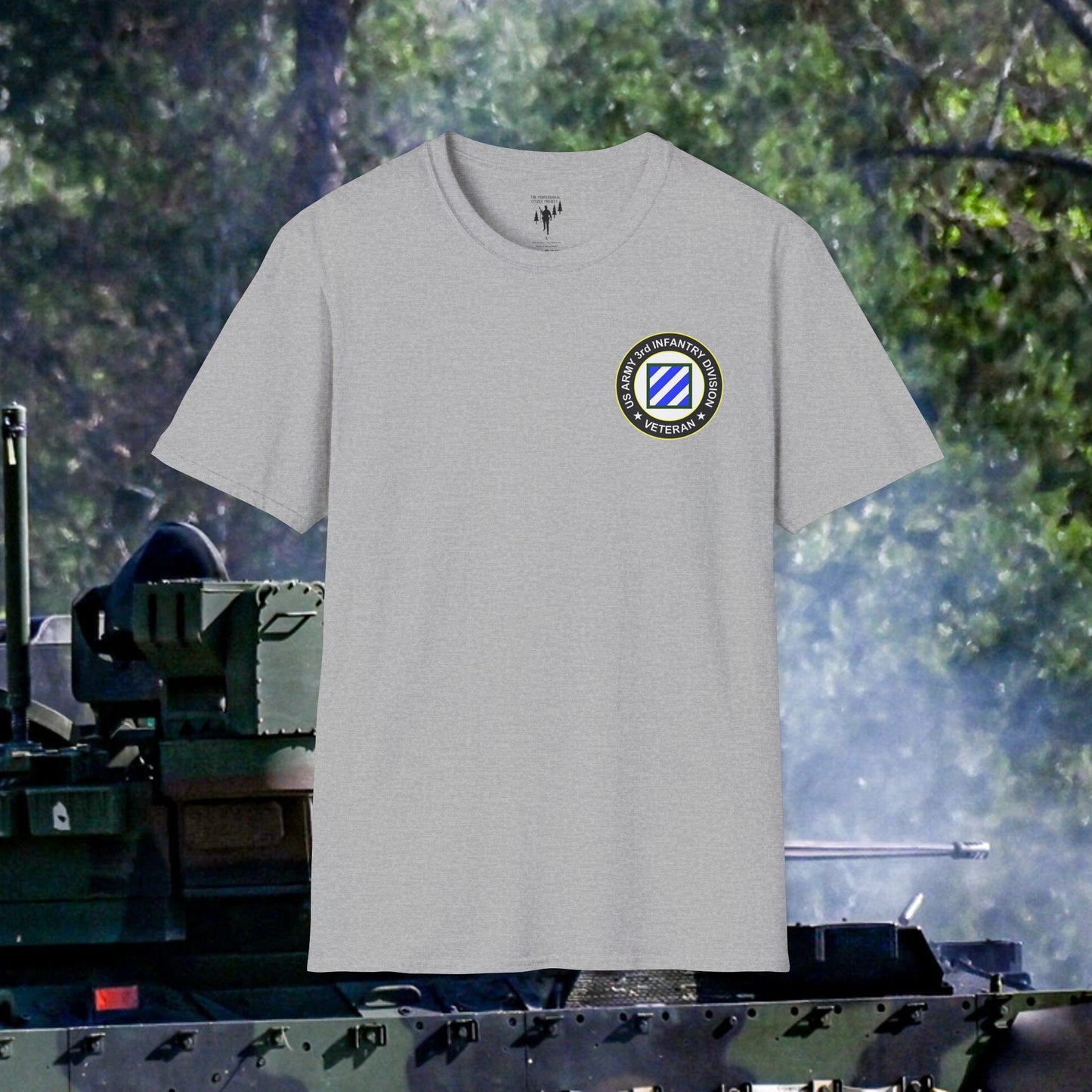 3 ID Veteran Left Chest Graphic T-Shirt