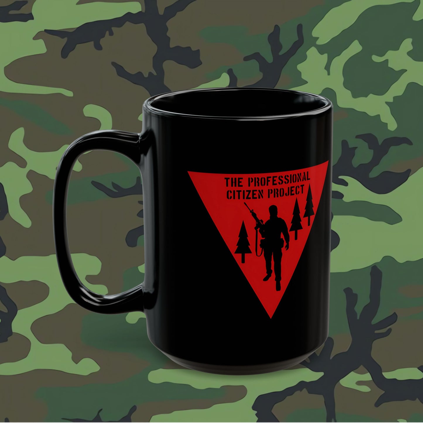 Pro Citizen Coffee Nightfighter Mug in midnight black; 11 or 15 oz
