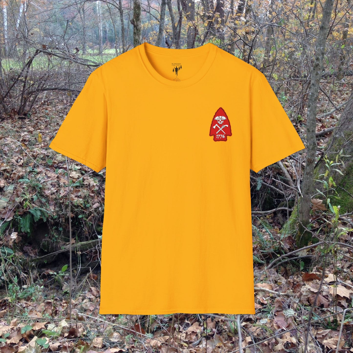 Rev War Arrowhead Left Chest Graphic T-Shirt