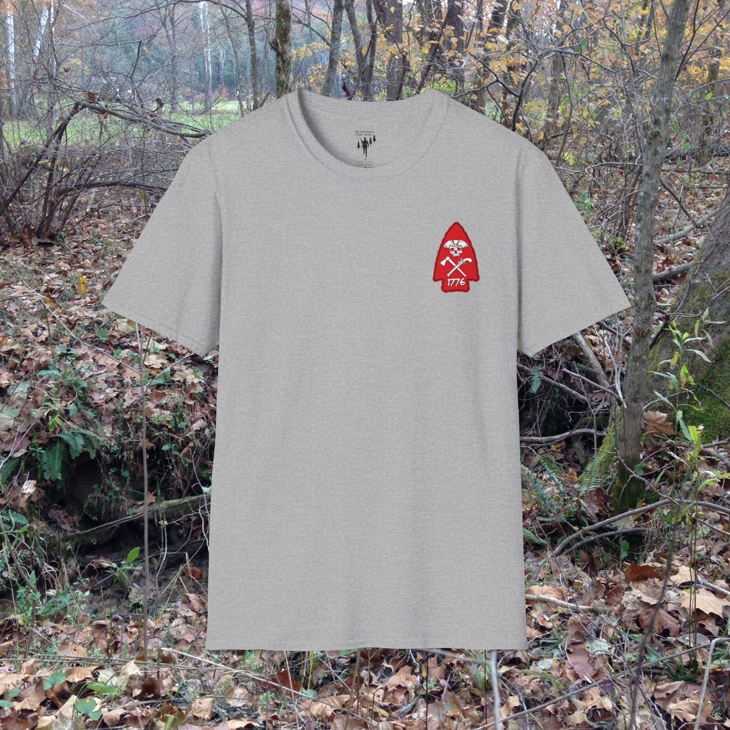 Rev War Arrowhead Left Chest Graphic T-Shirt