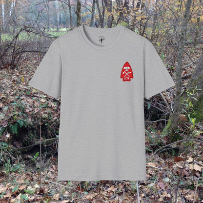 Rev War Arrowhead Left Chest Graphic T-Shirt