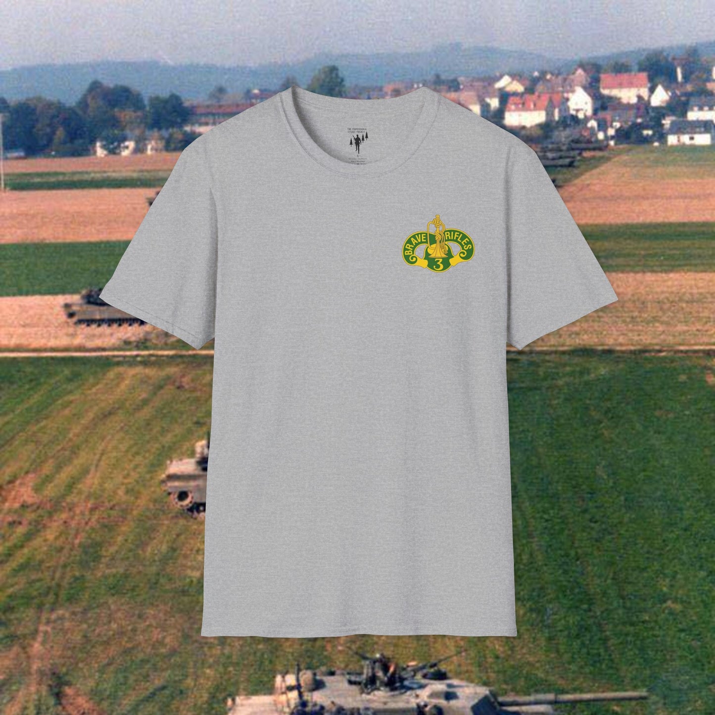 3 ACR Brave Rifles Left Chest Graphic T-Shirt