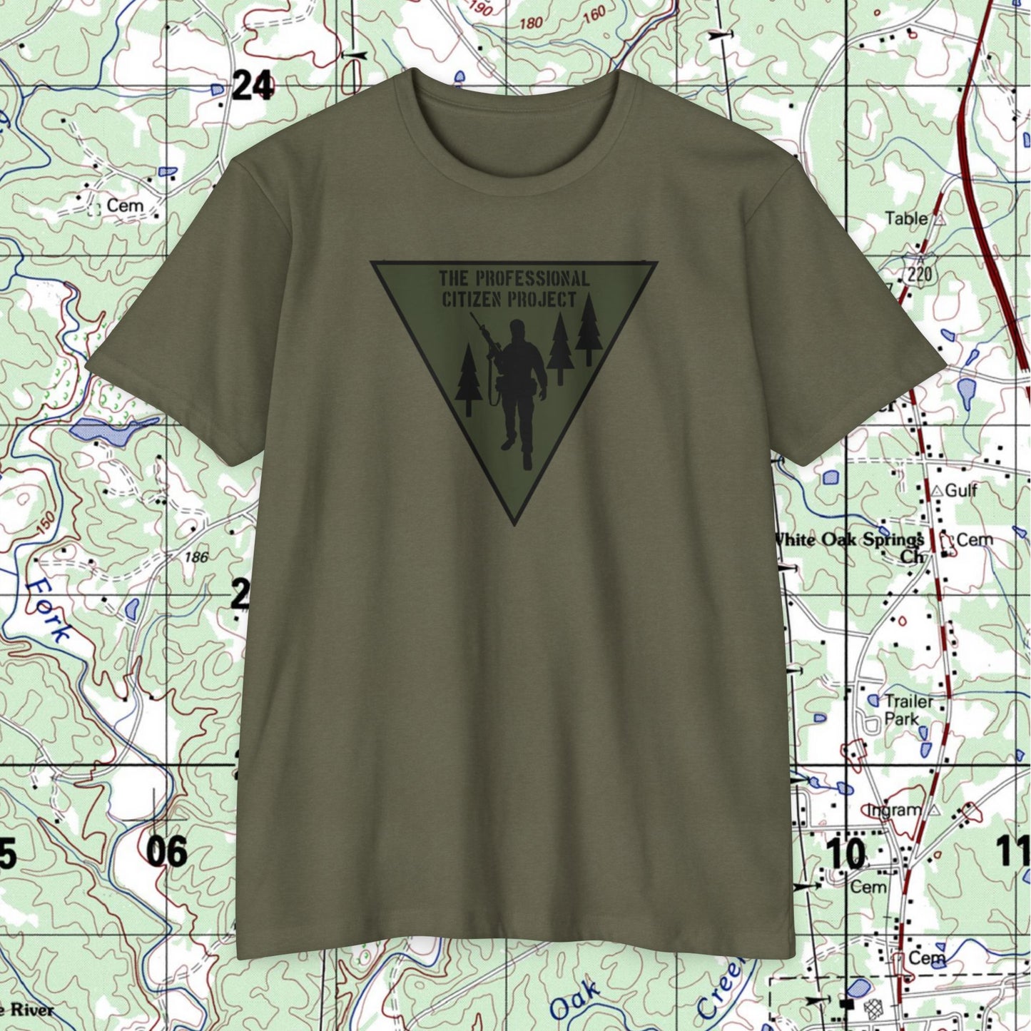 TPC Project T-Shirt Triangle Logo Graphic