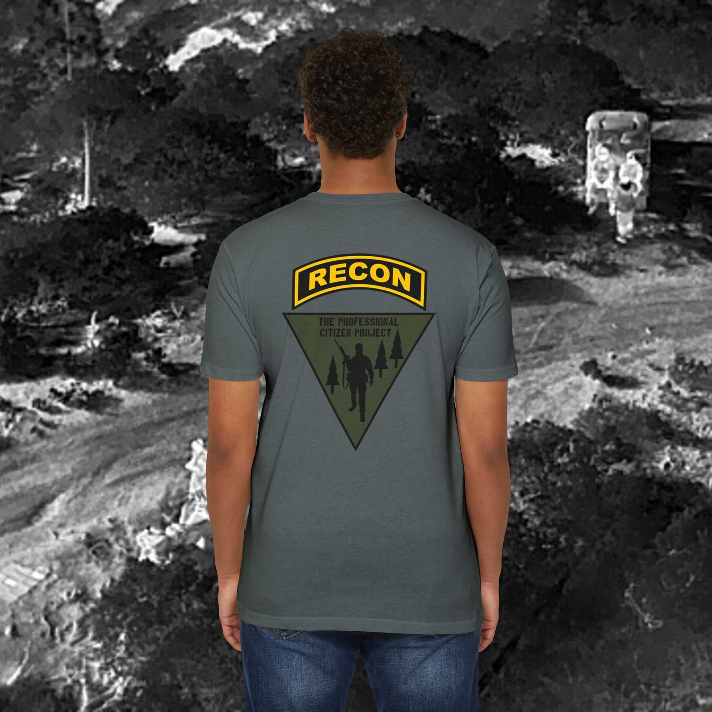 Pro Citizen Project Recon T-Shirt (black and gold tab)