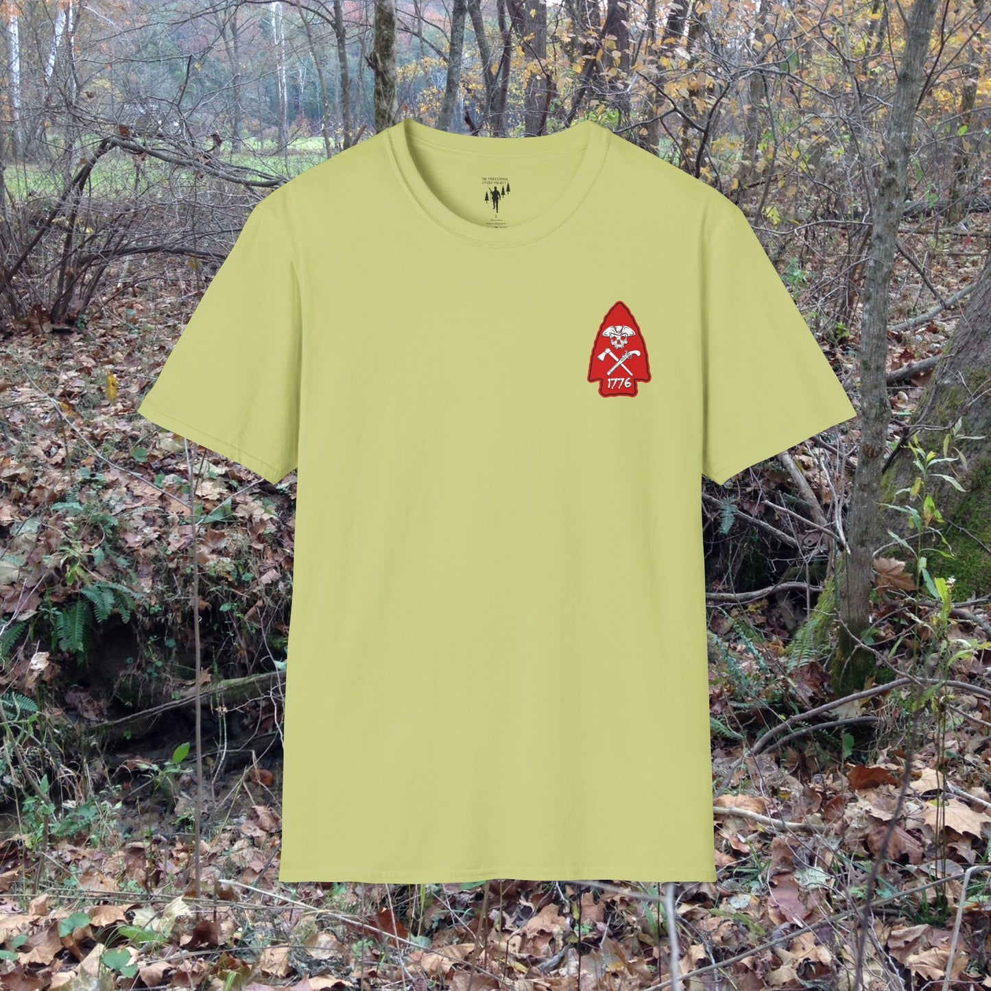 Rev War Arrowhead Left Chest Graphic T-Shirt