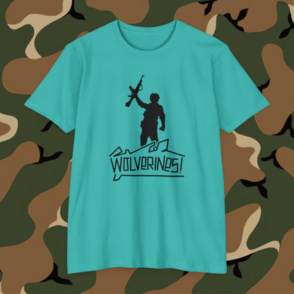 Wolverines T-Shirt Black Graphic (front side print)