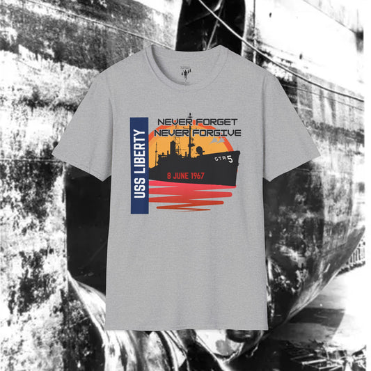 Vintage USS Liberty Graphic T-Shirt