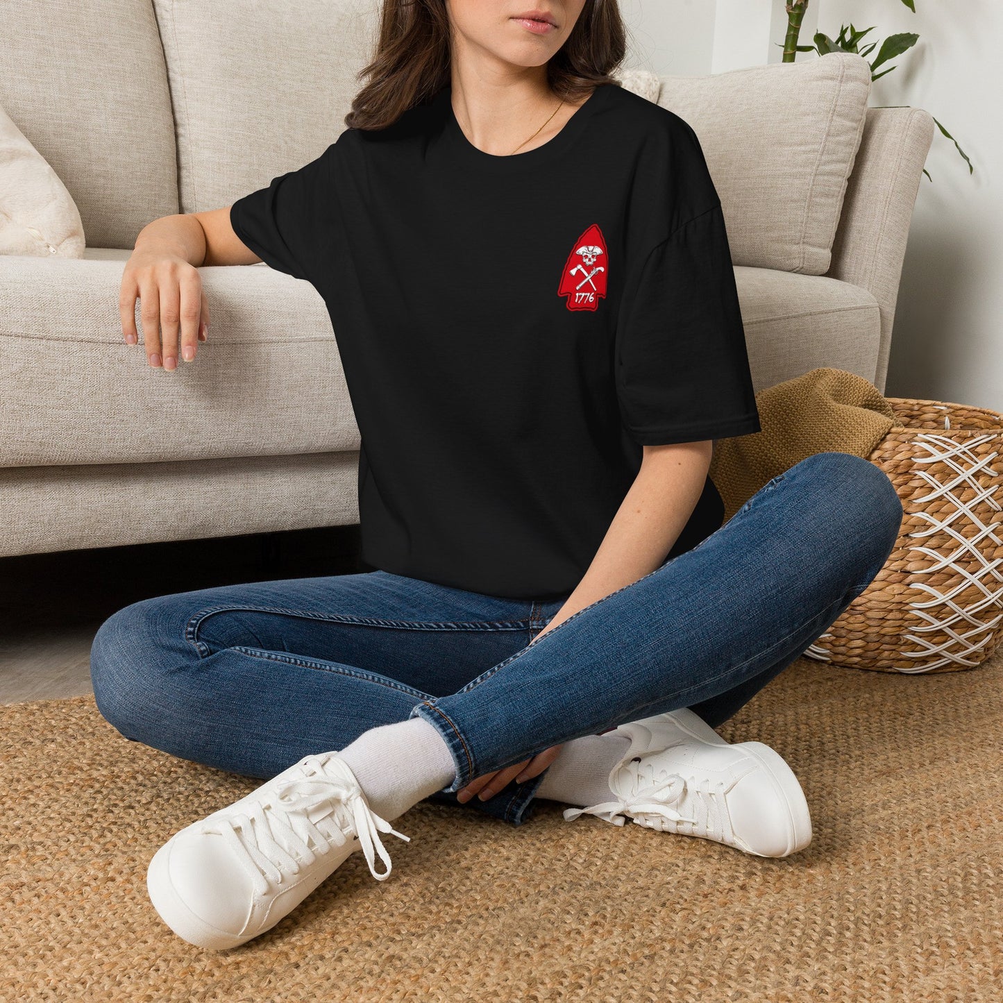 Rev War Arrowhead Left Chest Graphic T-Shirt