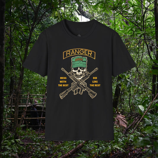 Mess With the Best Ranger Retro Graphic T-Shirt
