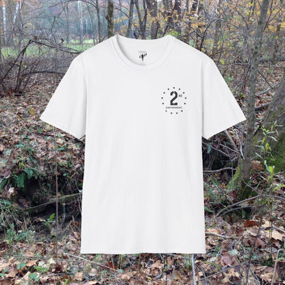 2nd Amendment Vintage Style Left Chest Graphic T-Shirt