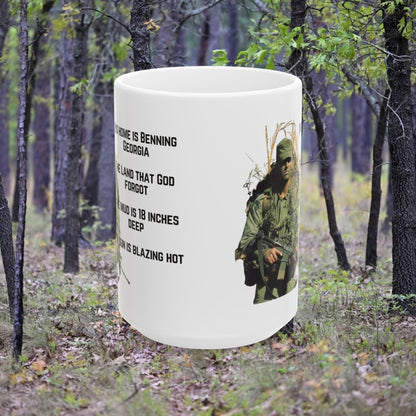 His Home is Benning Georgia Ceramic Coffee Mug
