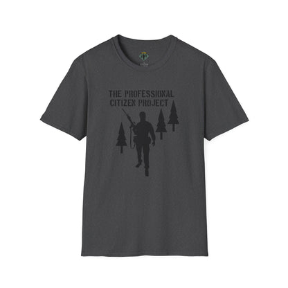 The Professional Citizen Project Unisex Softstyle T-Shirt (Large Front Graphic)