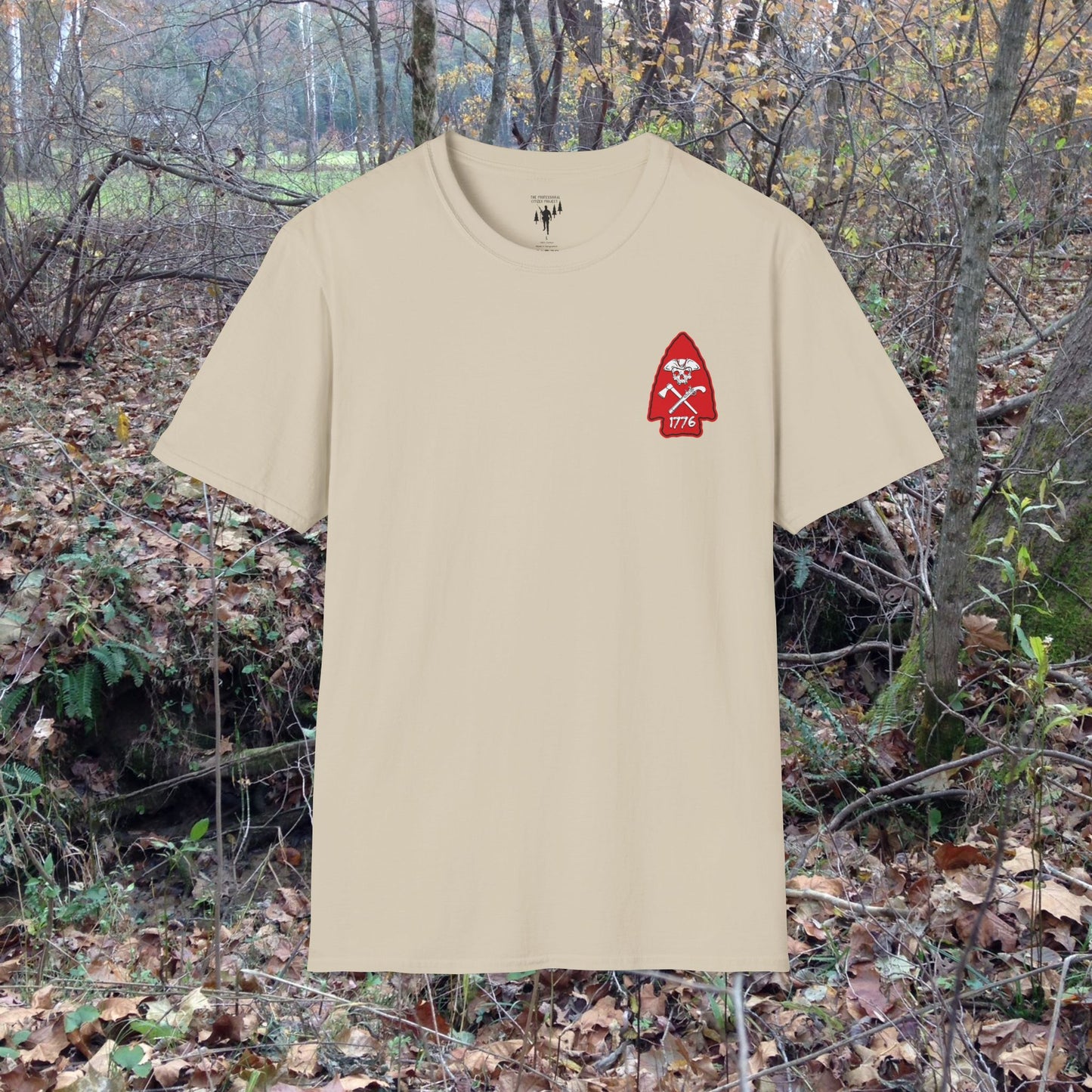 Rev War Arrowhead Left Chest Graphic T-Shirt