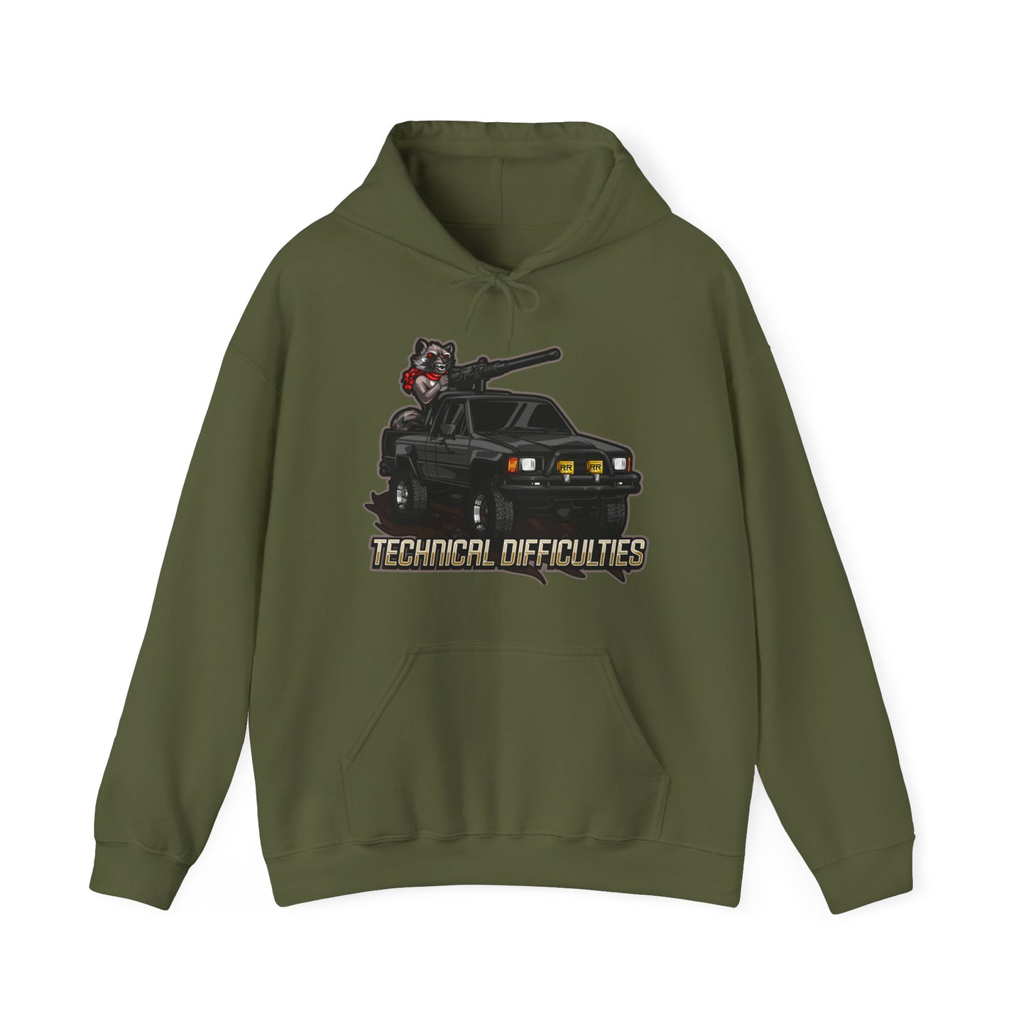 Technical Difficulties Heavy Blend™ Hooded Sweatshirt