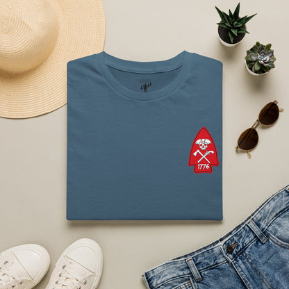 Rev War Arrowhead Left Chest Graphic T-Shirt