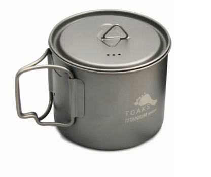 Toaks Light Titanium 550ml Pot (ULTRALIGHT VERSION)