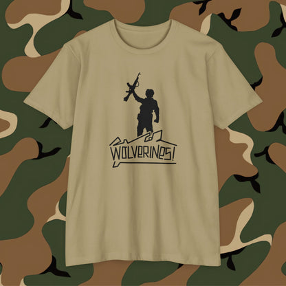 TPC Project  Recon Wolverines T-Shirt Black Graphic (front side)