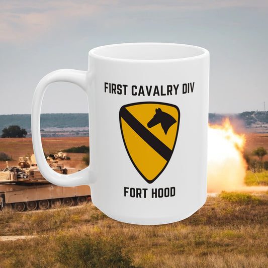 First Cavalry Division Ceramic Coffee Mug 15oz