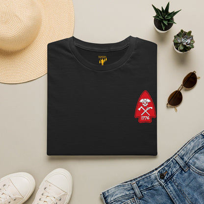 Rev War Arrowhead Left Chest Graphic T-Shirt