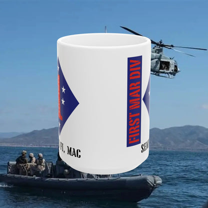 First Marine Division Ceramic Coffee Mug