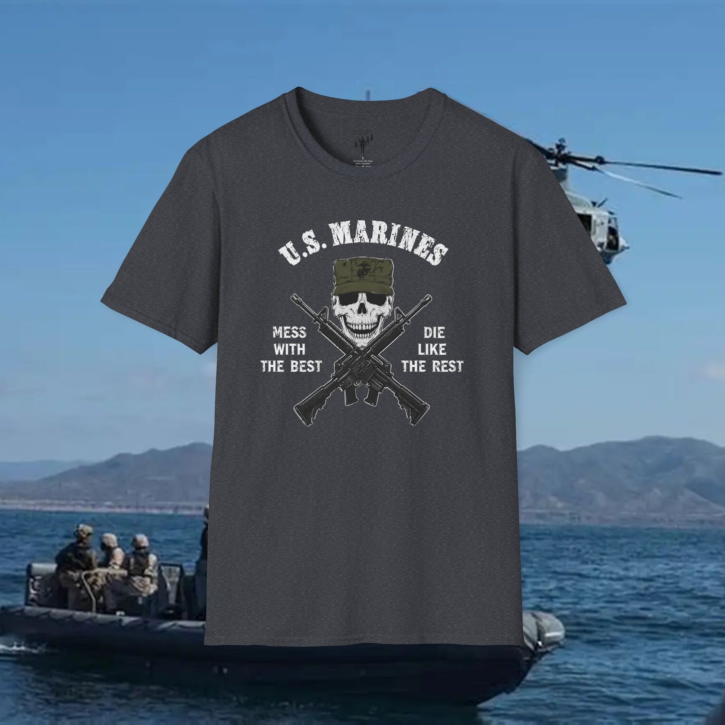 Old School Marines Graphic T-Shirt