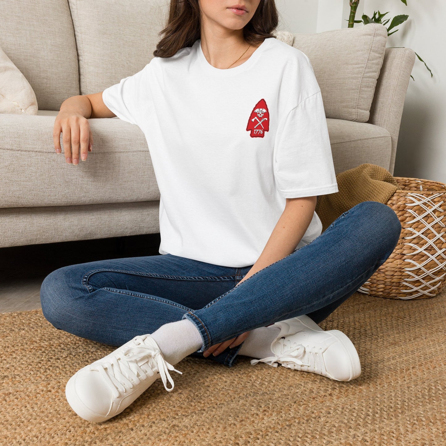 Rev War Arrowhead Left Chest Graphic T-Shirt