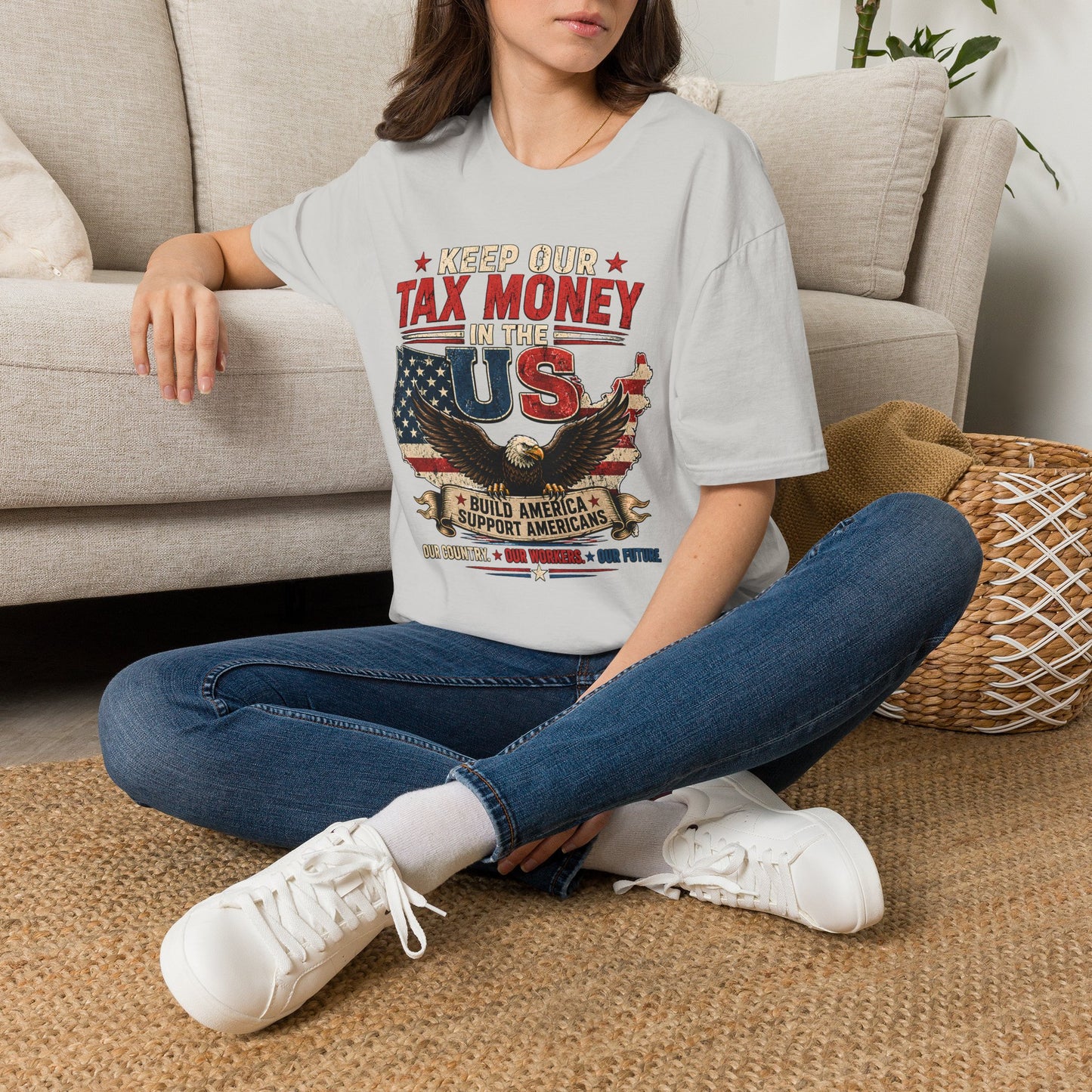 Keep Our Money at Home Graphic T-Shirt