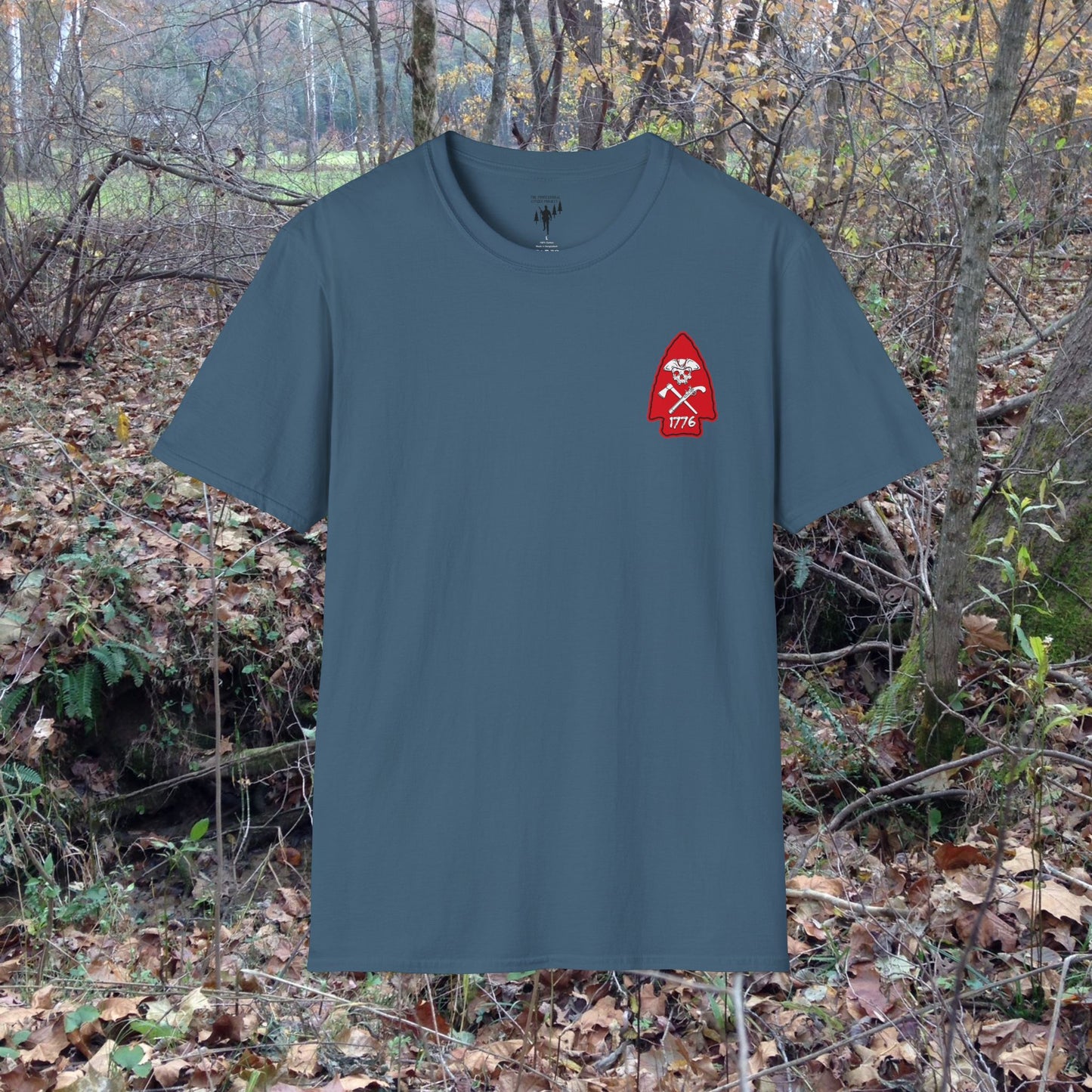 Rev War Arrowhead Left Chest Graphic T-Shirt