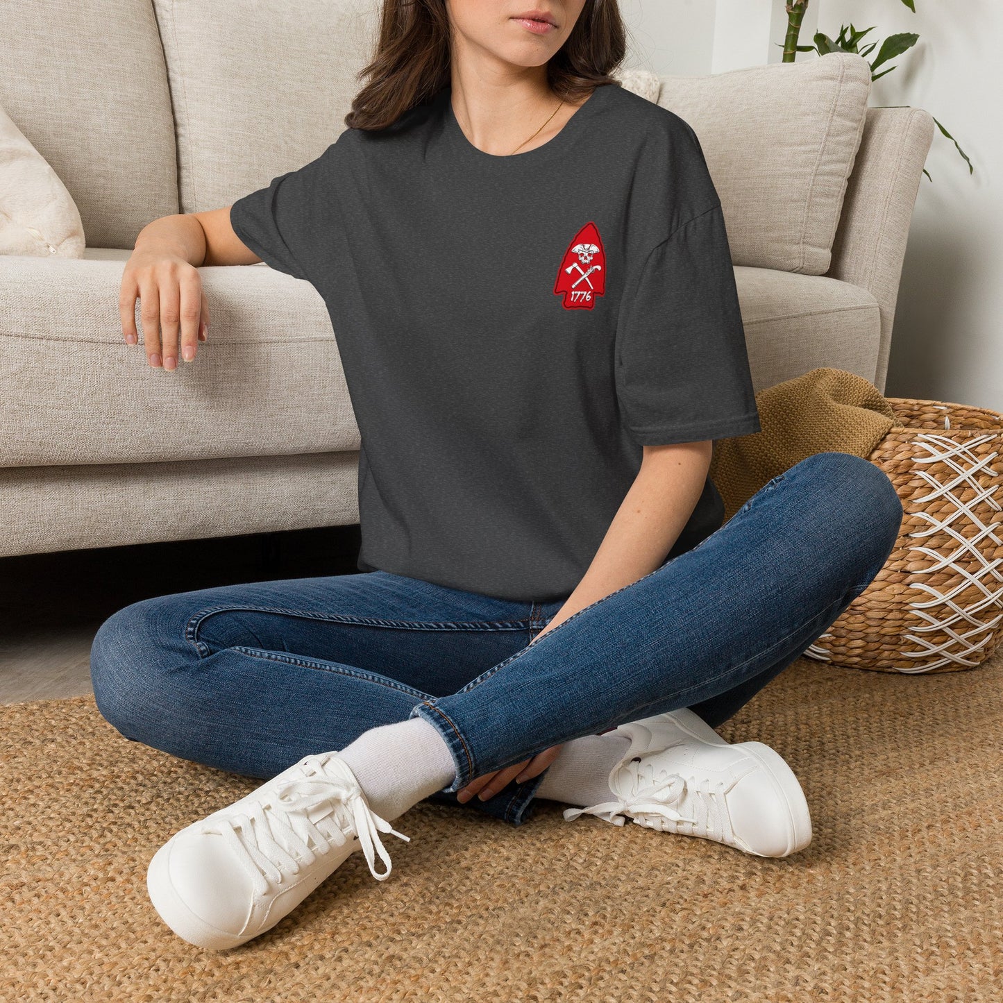Rev War Arrowhead Left Chest Graphic T-Shirt