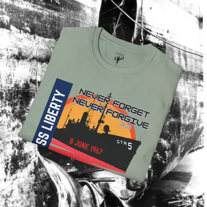 Vintage USS Liberty Graphic T-Shirt