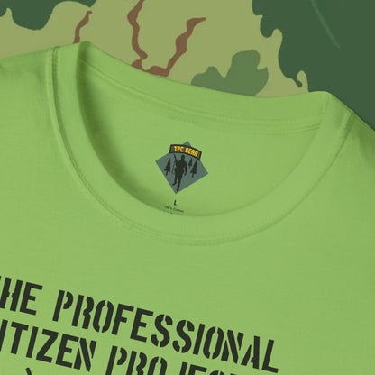 The Professional Citizen Project T-Shirt with Large Front Graphic