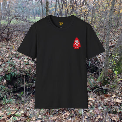 Rev War Arrowhead Left Chest Graphic T-Shirt