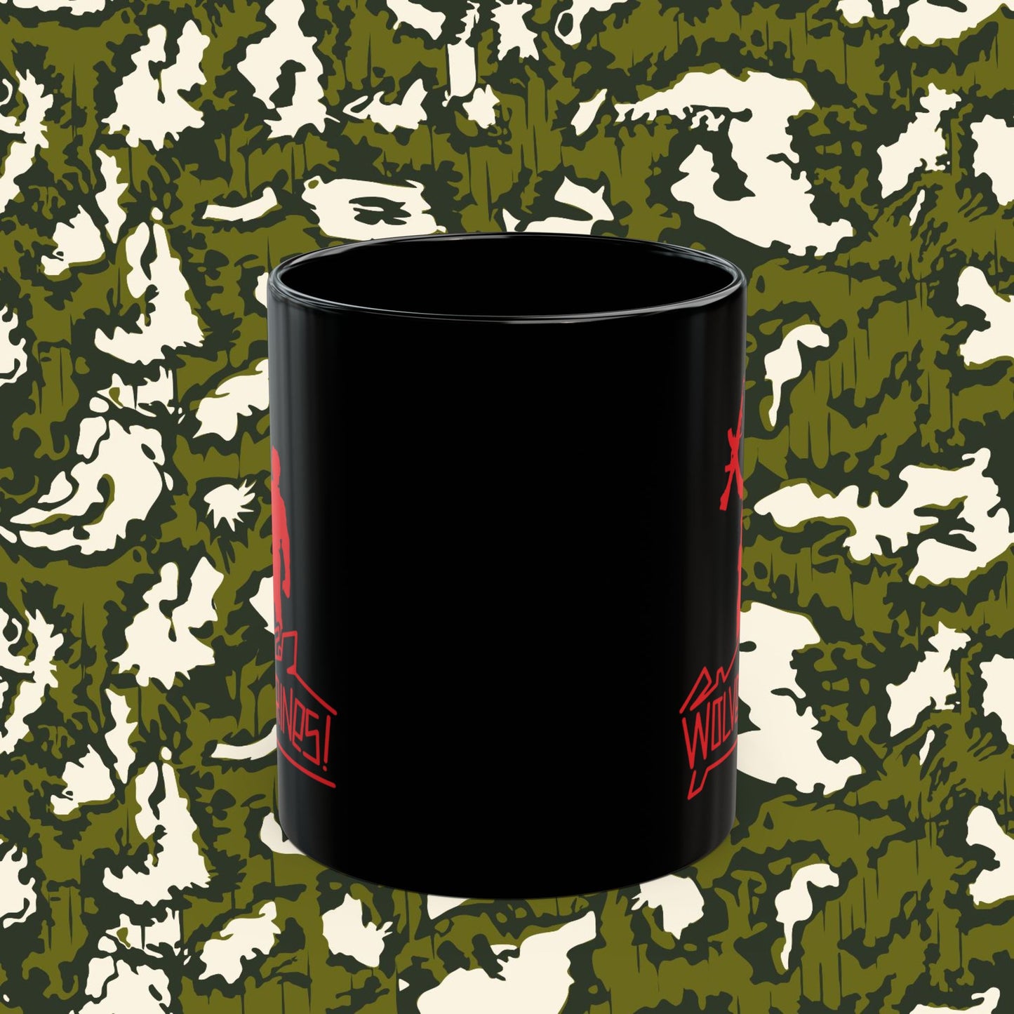 Wolverines Mug in midnight black; 11 or 15 oz